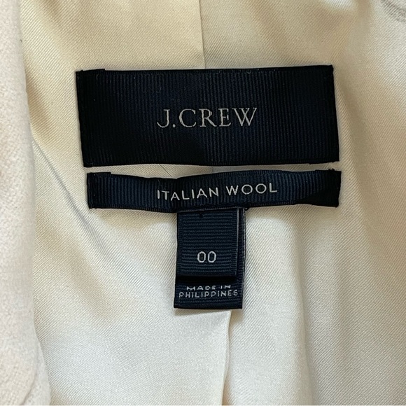 J Crew Peacoat Italian Wool Jacket Cashmere Coat double breasted preppy academia - Picture 9 of 14
